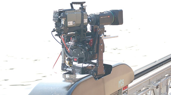 High speed camera positioning