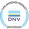 DNV
Certified to DNV type examination – certificate no.: 13 656-14 HH