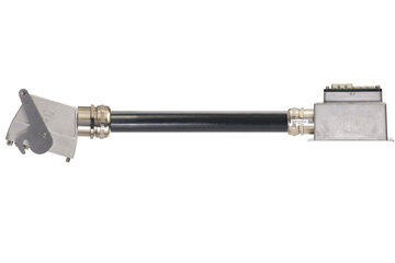 readycable® motor cable Kuka Fortec Titan angled on socket