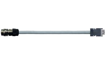 readycable® encoder cable suitable for Mitsubishi Electric MR-J3ENSCBL-xxx-H, base cable, PVC 7.5 x d