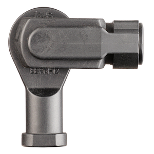 Clevis joint with spring-loaded fixing clip and rod end bearing, GERMFE, igubal®