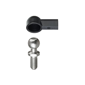 Angled ball and socket joint, WGRM LC, low cost, with steel pins, igubal®