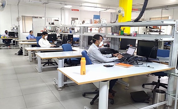 Social distancing office