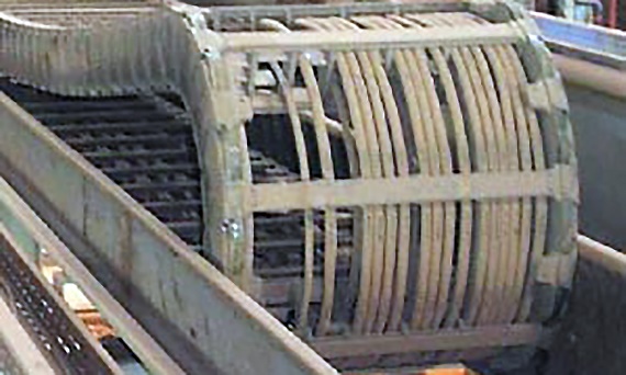 Brick dust in the building materials industry