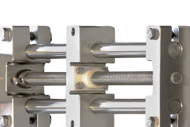 Stainless steel SHT linear axis with lead screw drive