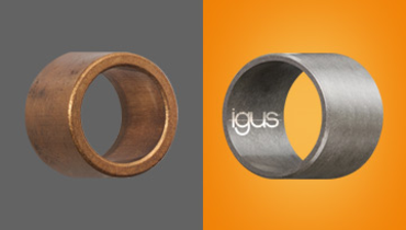 iglidur® replaces sintered bearings