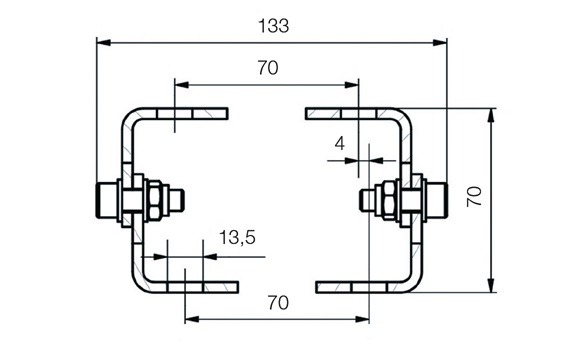 Adjustment unit dimensions